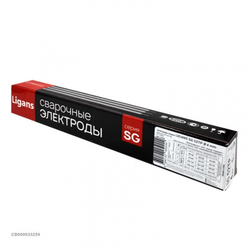 Электроды Ligans SG 52ТР ⌀ 4,0 мм, пачка 5,0 кг фото 2